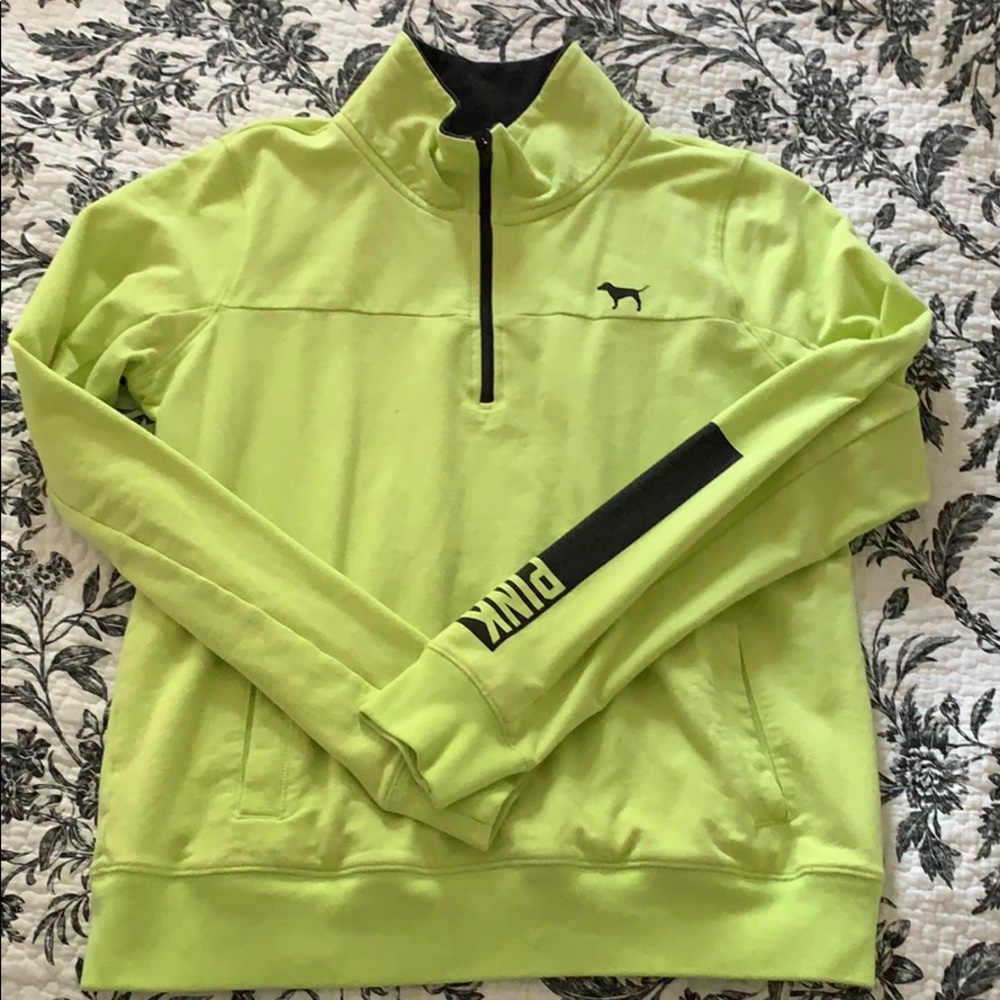 PINK Pull over with quarter zip